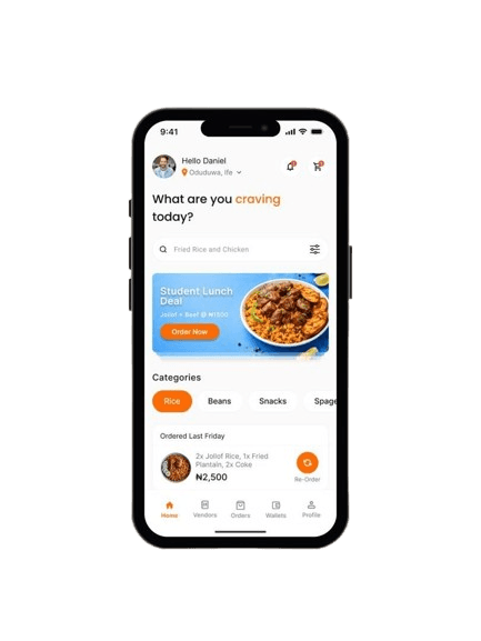 QuickBite mobile app preview